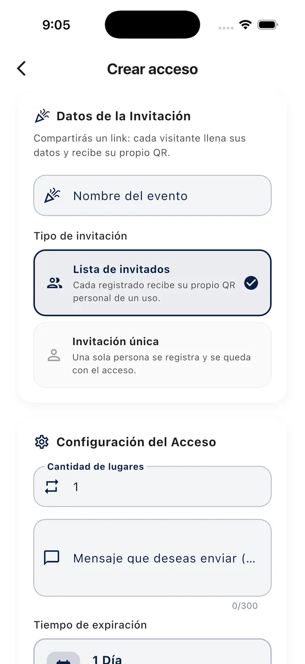 App Doorly: invitación con registro para reuniones (1)
