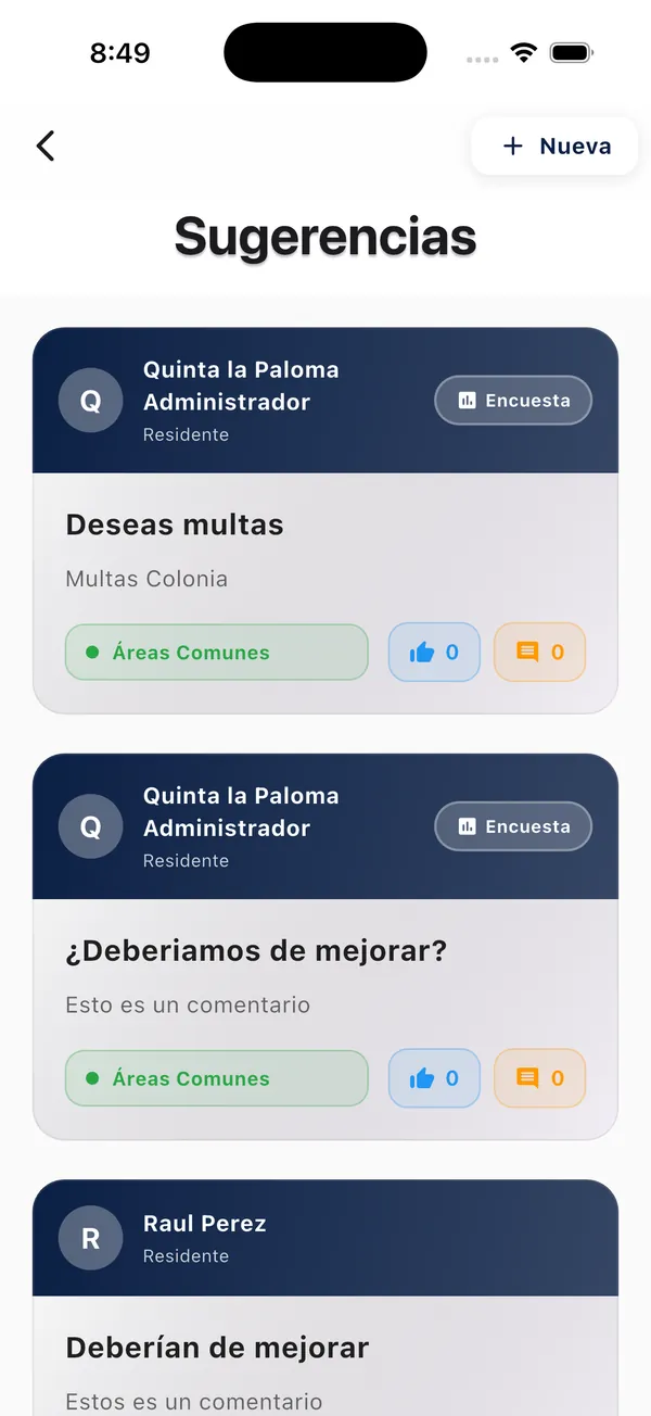 App Doorly: buzón de sugerencias